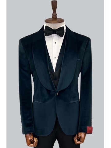 SUIT SARTORIA YEŞİL KADİFE DAMATLIK 5581