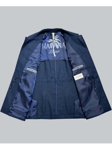 SUIT SARTORIA LACİVERT KETEN CEKET 4624