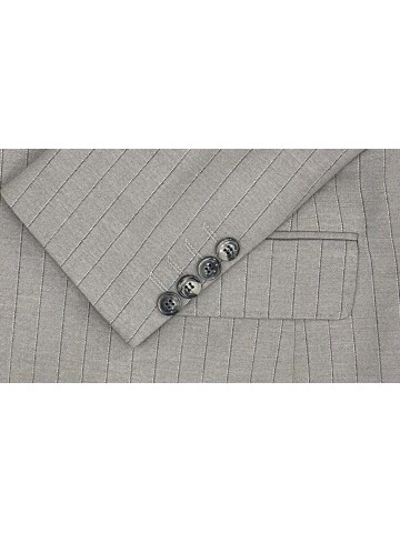 SUIT SARTORIA BEJ ÇİZGİLİ YELEKLİ TAKIM ELBİSE 2000/48