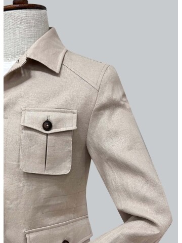 SUIT SARTORIA BEJ KETEN CEKET 4624