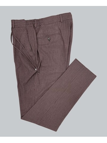 SUIT SARTORIA KAHVERENGİ ÇİZGİLİ SPOR TAKIM ELBİSE 2787