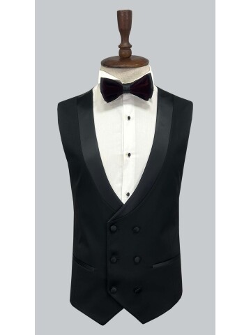 SUIT SARTORIA BORDO ŞAL YAKA KADİFE DAMATLIK 5662