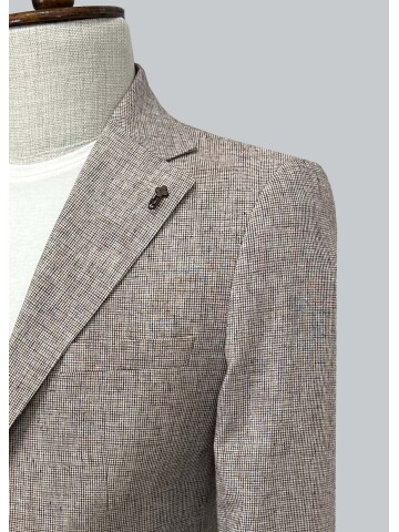 SUIT SARTORIA BORDO KETEN CEKET 4620