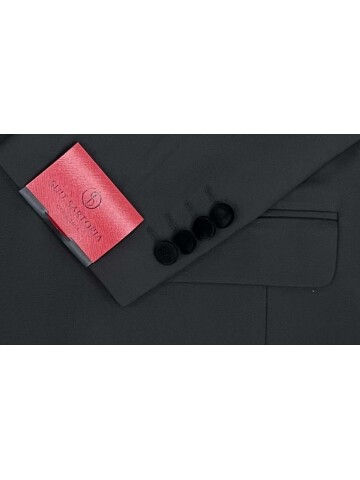 SUIT SARTORIA ÇIKMA YAKA SİYAH DAMATLIK 5538