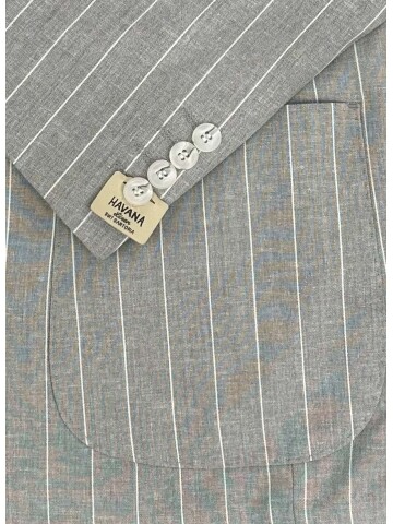 SUIT SARTORIA ÇİZGİLİ GRİ KETEN TAKIM 2001/24