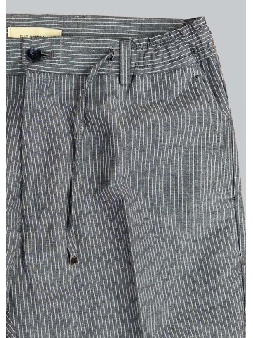 SUIT SARTORIA LACİVERT ÇİZGİLİ KETEN PANTOLON 1170