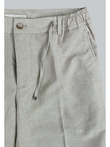 SUIT SARTORIA BEJ ÇİZGİLİ KETEN PANTOLON 1170