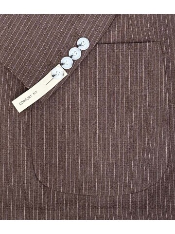 SUIT SARTORIA ÇİZGİLİ KAHVERENGİ SPOR TAKIM 2001/30