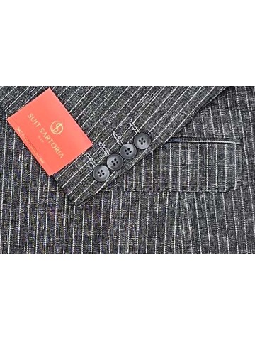 SUIT SARTORIA KETEN KOYU GRİ CEKET 4372