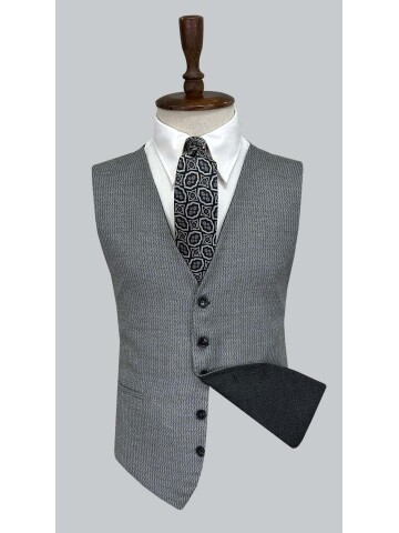 SUIT SARTORIA FÜME ÇİFT YÖNLÜ YELEKLİ TAKIM 2001/49