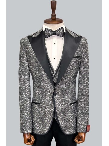 SUIT SARTORIA GRİ DESENLİ DAMATLIK 5656
