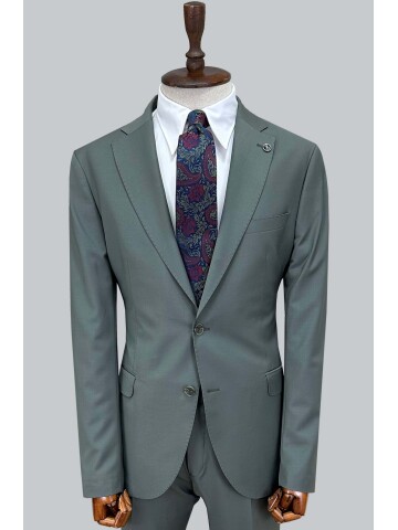 SUIT SARTORIA HAKİ YÜN TAKIM ELBİSE 2001/01