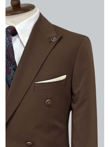 SUIT SARTORIA KAHVERENGİ KOMBİNLİ KRUVAZE TAKIM 2001/22