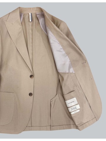 SUIT SARTORIA KETEN BEJ ŞORTLU TAKIM 2001/76