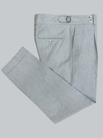 SUIT SARTORIA GRİ KETEN ÇİZGİLİ KRUVAZE TAKIM 2131