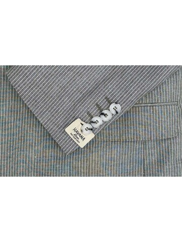 SUIT SARTORIA YEŞİL KETEN ÇİZGİLİ KRUVAZE TAKIM 2131