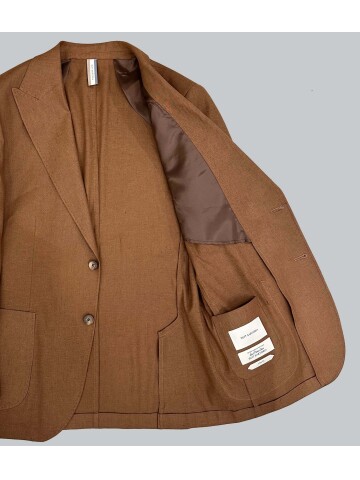 SUIT SARTORIA KETEN TABA ŞORTLU TAKIM 2001/76