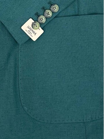 SUIT SARTORIA KETEN YEŞİL ŞORTLU TAKIM 2001/76