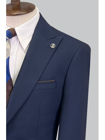 SUIT SARTORIA LACİVERT ÇİFT YÖNLÜ YELEKLİ TAKIM ELBİSE 2810