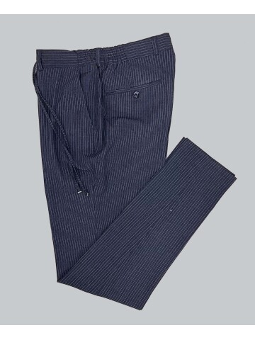 SUIT SARTORIA LACİVERT ÇİZGİLİ SPOR TAKIM ELBİSE 2787