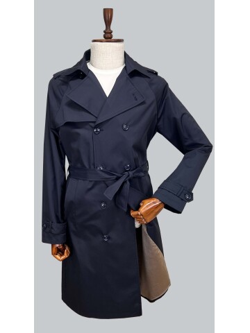 SUIT SARTORIA NAVY BLUE TRENCHCOAT 8132