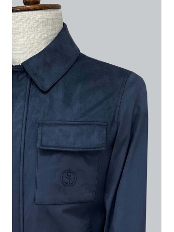 SUIT SARTORIA LACİVERT SÜET CEKET 8505