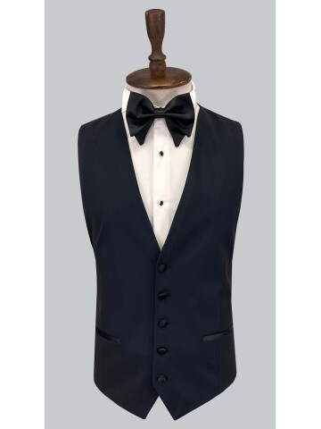 SUIT SARTORIA SİVRİ YAKA LACİVERT YÜNLÜ DAMATLIK 5624