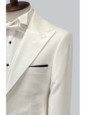 SUIT SARTORIA SİVRİ YAKA BEYAZ DAMATLIK 5647