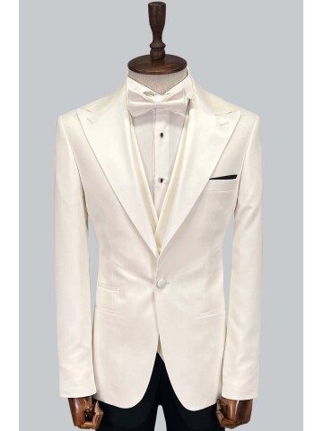 SUIT SARTORIA SİVRİ YAKA BEYAZ DAMATLIK 5647