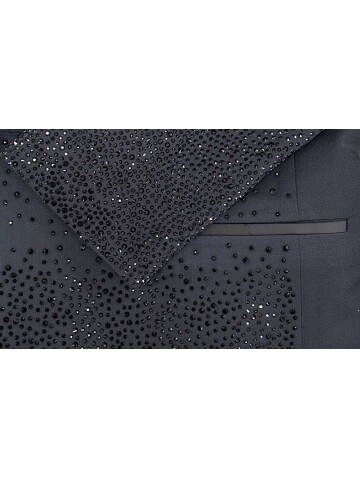 SUIT SARTORIA SİVRİ YAKA LACİVERT TAŞLI DAMATLIK 5700