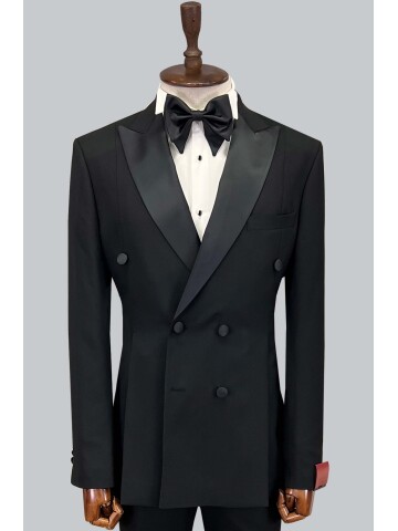 SUIT SARTORIA SİYAH KRUVAZE DAMATLIK 5651