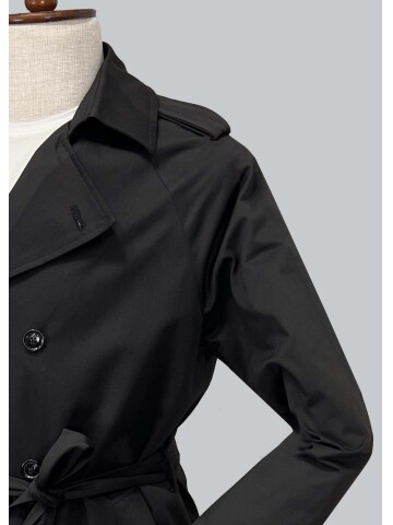 SUIT SARTORIA BLACK TRENCHCOAT 8132