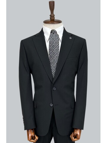 SUIT SARTORIA SİYAH YÜNLÜ TAKIM 2001/82