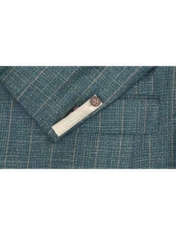 SUIT SARTORIA YEŞİL SİVRİ YAKA ÇİZGİLİ KRUVAZE CEKET 4590