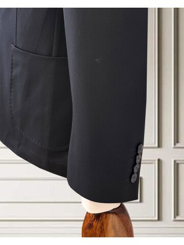 Lacivert Sivri Yaka Torba Cepli Erkek Takım Elbise