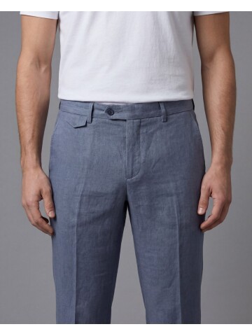 Blue Comfort Fit Notch Lapel Patch Pocket Suit