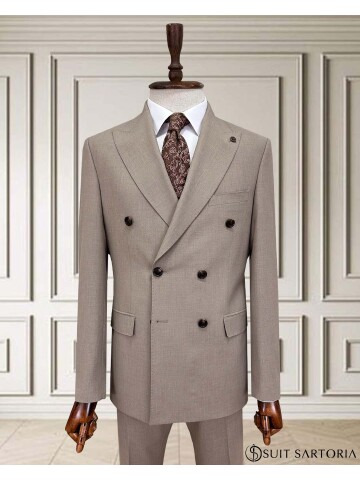 SUIT SARTORIA BEJ KRUVAZE TAKIM 252071