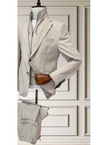 SUIT SARTORIA BEJ SPOR TAKIM 252128