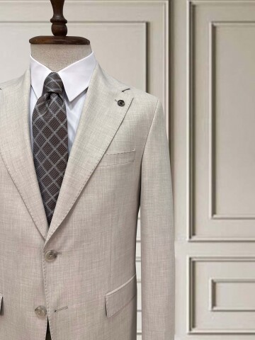 SUIT SARTORIA BEJ TAKIM ELBİSE 2595