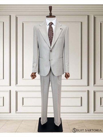 SUIT SARTORIA BEJ YÜNLÜ TAKIM 252155