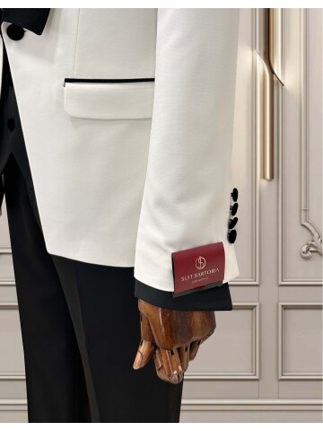 SUIT SARTORIA BEYAZ DAMATLIK 5329