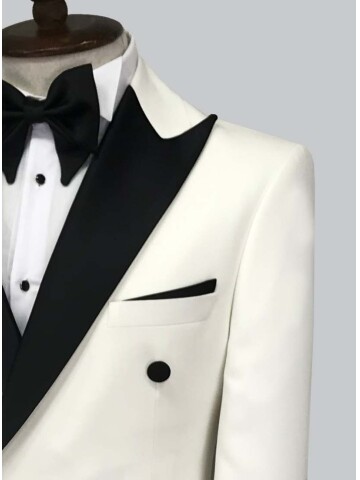 SUIT SARTORIA BEYAZ DAMATLIK 5444
