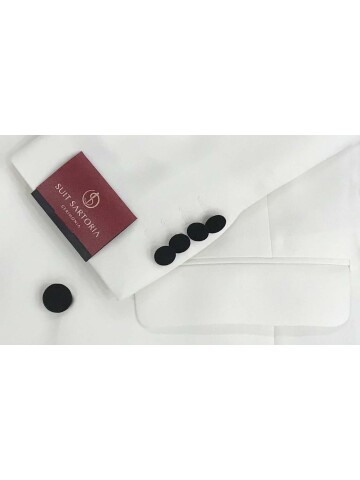SUIT SARTORIA BEYAZ DAMATLIK 5444