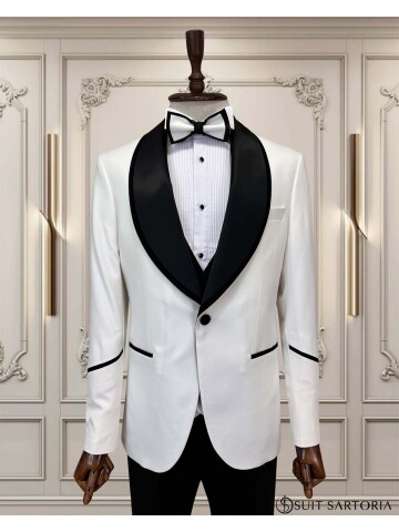 SUIT SARTORIA BEYAZ DAMATLIK 5567
