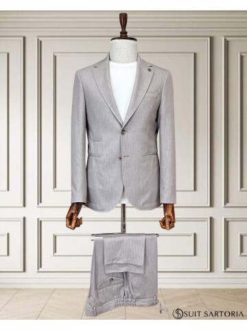 SUIT SARTORIA ÇİZGİLİ BEJ SPOR TAKIM 252213