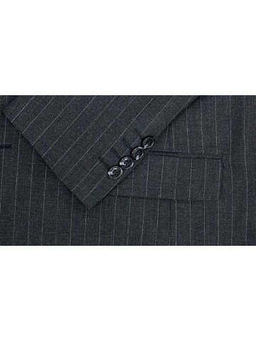 SUIT SARTORIA ÇİZGİLİ KOYU GRİ TAKIM ELBİSE 2002/50