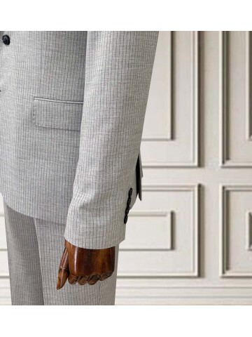 SUIT SARTORIA ÇİZGİLİ GRİ TAKIM ELBİSE 252015