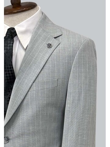 SUIT SARTORIA ÇİZGİLİ GRİ TAKIM ELBİSE 252026