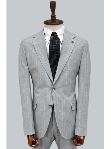 SUIT SARTORIA ÇİZGİLİ GRİ TAKIM ELBİSE 252026