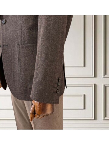 SUIT SARTORIA ÇİZGİLİ KAHVERENGİ TAKIM 252134